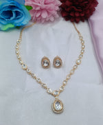 PearlDropKundanNecklaceSetwithMatchingEarringsbyShreeShaniJewels